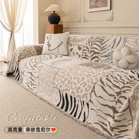 Nordic Chenille Sofa Cover Throw Blanket for Single, Double, and Triple Seaters