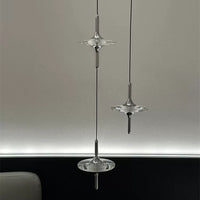 Modern Luxury Crystal Star Pendant Light for Bedroom Bedside Staircase Entryway