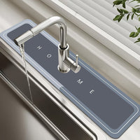 Modern Minimalist Diatomaceous Earth Faucet Splash Guard Mat for Kitchen Sink