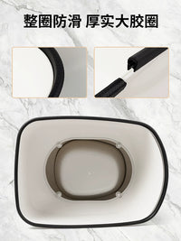 Foldable Commode Chair for Elderly, Pregnant Women, and Squat Toilet Conversion