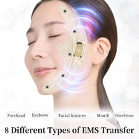 EMS Microcurrent Facial Massager for Face Lifting & Tightening, Portable Beauty Device