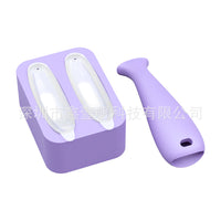 Silicone Ice Roller for Face and Eyes - Reusable Facial Massager for Skin Care, Puffiness, and Dark Circles