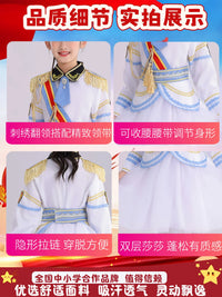 Children's Flag Bearer Uniform Set for School Performances, Honor Guard, and Marching Bands