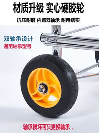 Foldable Household Hand Truck Portable Shopping Cart Luggage Trolley