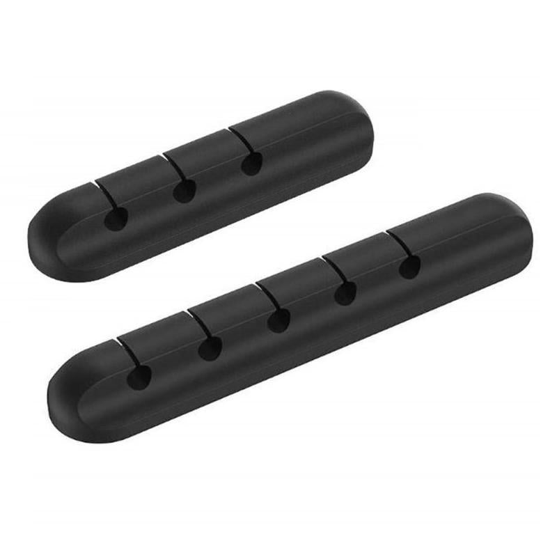 Silicone Desktop Cable Organizer Clips for Data, Earphone, and Power Cords