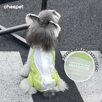 Cheepet Lightweight Cooling Antibacterial Dog Sun Protection Jumpsuit for Spring/Summer