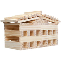 Archimedes Wooden Building Blocks Set for Kids, Educational Construction Toy