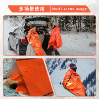 Emergency Survival Tent Thermal PE Sleeping Bag Shelter for Outdoor First Aid