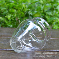 Matcha Tea Ceremony Set with Clear Glass Bowl and Bamboo Whisk