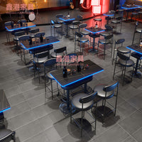 LED Illuminated Bar Table and Chair Set for Pubs, KTV, Nightclubs, and Lounges