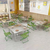 Stainless Steel Portable Folding Table for Indoor Outdoor Use