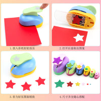 Effort-Saving Star and Heart Shape Paper Punch Set for DIY Craft and Scrapbooking