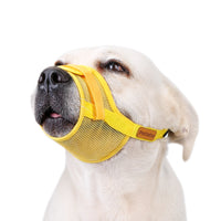 Breathable Anti-Bite Dog Muzzle for Medium to Large Dogs, Prevents Barking and Chewing, Allows Drinking