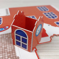 3D Architectural Puzzle Singapore School Hospital Post Office DIY Paper Model Building Toy for Kids