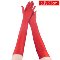 UV Protection Arm Sleeves for Driving & Cycling - Thin, Stretchy, Long