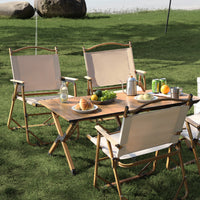 Portable Outdoor Folding Camping Table Aluminum/Carbon Steel Roll-Up Table for Picnic Fishing Beach