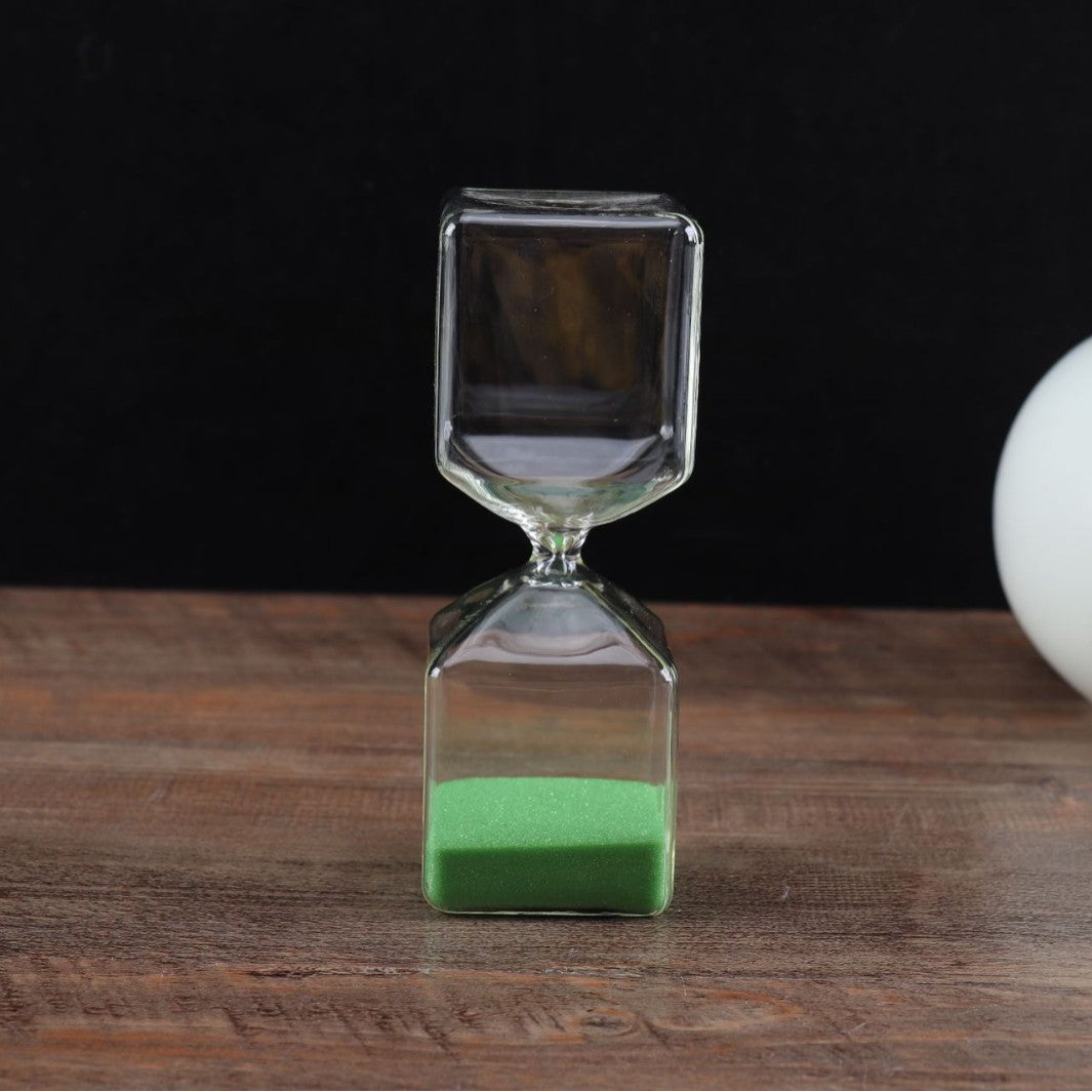 Creative Modern Minimalist Hourglass Ornament for Study and Office Decor, Non-Timing