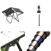 Portable Folding Camping Table Outdoor Picnic Dining Desk with Storage Bag