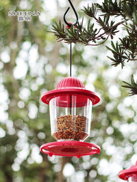 Outdoor Hanging Bird Feeder with Rain and Wind Protection