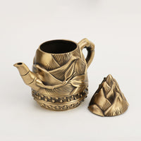 Copper Teapot Ornament Home Decor Mountain Water Kettle Wine Pot