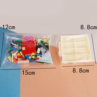 Miniature Dollhouse Building Blocks Table and Chair Set for Kids DIY Play