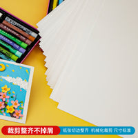 Heavy Color Oil Pastel Paper 200g A4 A5 Blank Soft Crayon Sketch Card Art Paper