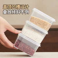 Food Grade Cereal Spice Storage Box Refrigerator Sealed Container Square Household