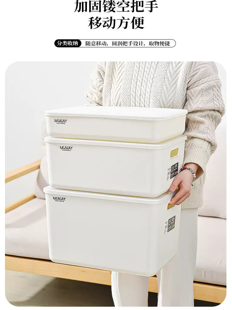 A4 Paper Storage Box Desktop Organizer for Office Documents and Test Papers, Transparent