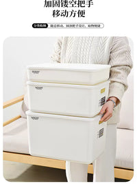 A4 Paper Storage Box Desktop Organizer for Office Documents and Test Papers, Transparent