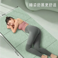 TPE Foldable Yoga Mat for Kids, Students, and Adults - Portable 6mm/8mm Thick Nap Mat and Floor Sleeping Pad