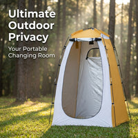 Portable Pop-Up Privacy Tent for Outdoor Camping Shower Changing Room Toilet