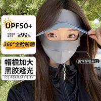 UV Protection Sun Visor Face Mask with Brim for Outdoor Activities