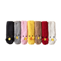 Women's Sherpa Lined Mid-Calf Socks for Winter Warmth and Home Wear