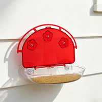Hanging Transparent Bird Feeder and Water Dispenser for Cages