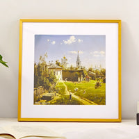 Square Aluminum Alloy Picture Frame for Wall Mounting Artwork and Puzzles