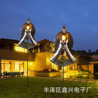 Outdoor Solar Iron Art Garden Courtyard Balcony Waterproof Landscape Ambient Decorative Light