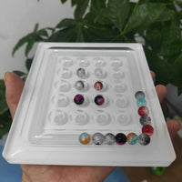 Acrylic Bead Display Tray for DIY Bracelets and Jewelry