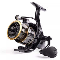Full Metal Spinning Fishing Reel for Sea Rod Raft Fishing and Long-Distance Casting