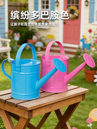 Worth 1.5L Metal Watering Can for Kids, Vintage Style Garden Watering Pot for Indoor and Outdoor Plants