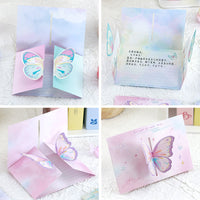 3D Pop-Up Butterfly Greeting Card for Valentine's Day & Special Occasions
