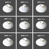 Dehua White Porcelain Teapot Lid Holder & Gaiwan Lid Rest for Kung Fu Tea Ceremony