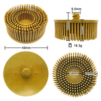 2-inch Cyclone Abrasive Polishing Brush for Grinding and Deburring
