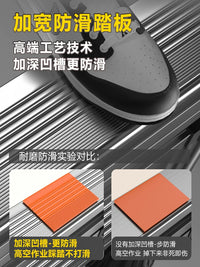 Household Folding Ladder Thickened Telescopic Lifting A-Frame Ladder Small Portable Stainless Steel Ladder