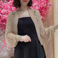 Women's Knit Hollow Out Shawl Breathable Sun Protection Cardigan