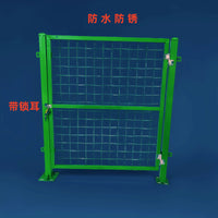 Green Wire Mesh Fence Gate for Outdoor Garden and Poultry Enclosures