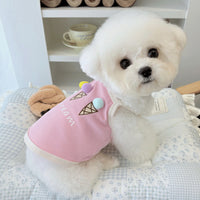 Pet Dog Cat Summer Breathable Sling Vest T-Shirt for Small to Medium Breeds