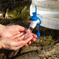 Outdoor Food-Grade Large-Mouth Water Storage Container with Faucet for Home and Car Use