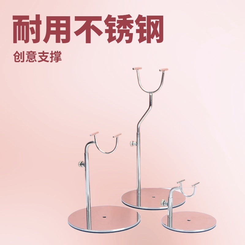 304 Stainless Steel Doll Stand for BJD Dolls, Display Holder