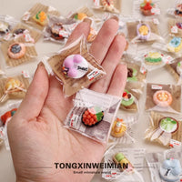 Miniature Simulation Bread Cake Dessert Food Model Toy for Kids