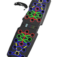 Foldable Push-Up Board Multi-functional Training System for Chest Muscle Workout